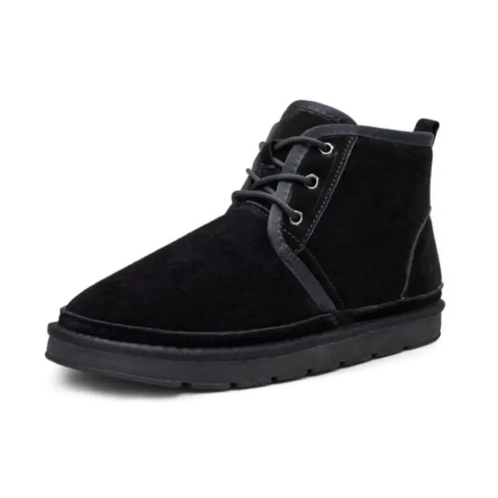 Dream Pairs Men's Winter Boots sz 12 Suede Snow Boot Leather NEW # box 130